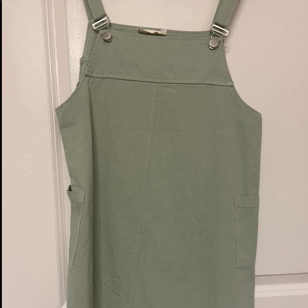Altar’d State overall-style green dress